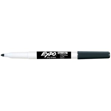 Dry Erase Marker Fine Tip - Black